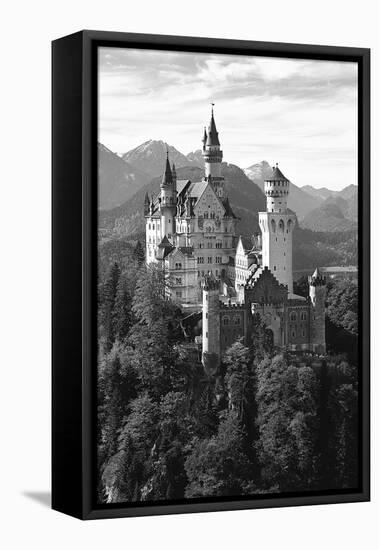 Neuschwanstein Castle, Allgau, Germany-Hans Peter Merten-Framed Premier Image Canvas