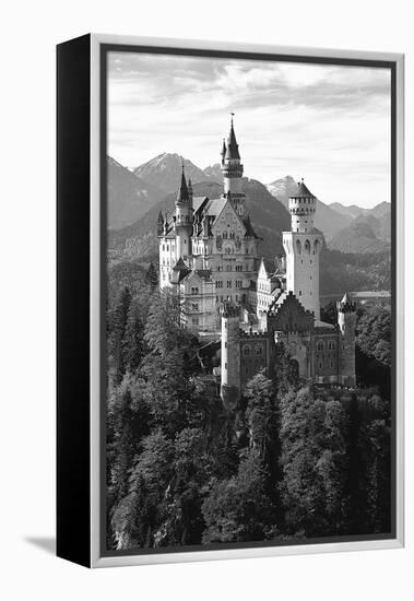 Neuschwanstein Castle, Allgau, Germany-Hans Peter Merten-Framed Premier Image Canvas