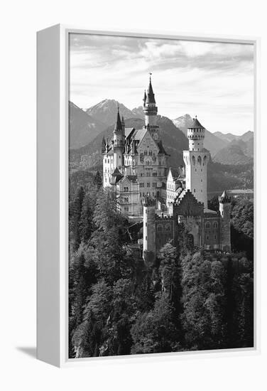 Neuschwanstein Castle, Allgau, Germany-Hans Peter Merten-Framed Premier Image Canvas