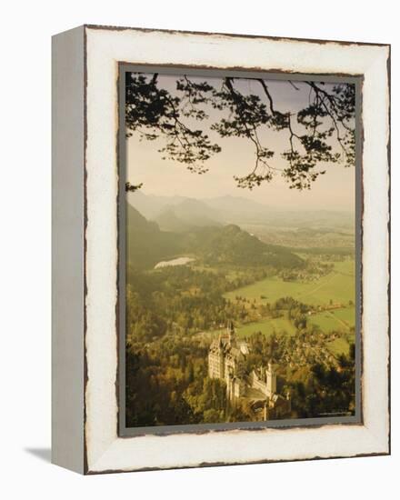 Neuschwanstein Castle, Bavaria, Germany, Europe-Charles Bowman-Framed Premier Image Canvas