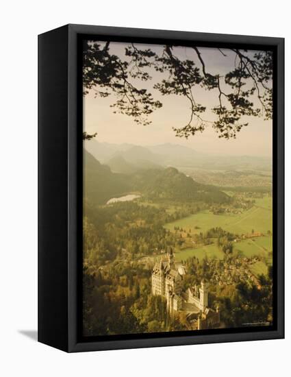 Neuschwanstein Castle, Bavaria, Germany, Europe-Charles Bowman-Framed Premier Image Canvas