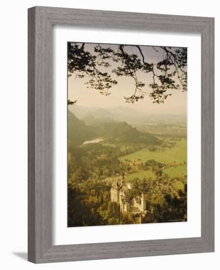 Neuschwanstein Castle, Bavaria, Germany, Europe-Charles Bowman-Framed Photographic Print