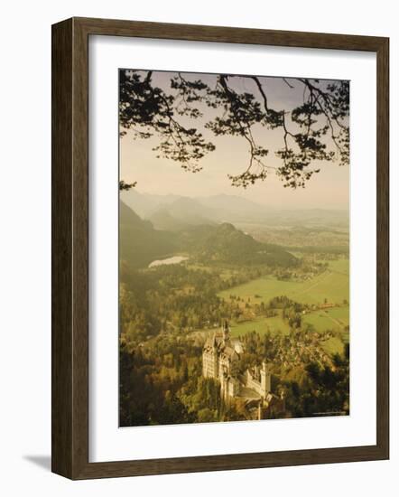 Neuschwanstein Castle, Bavaria, Germany, Europe-Charles Bowman-Framed Photographic Print