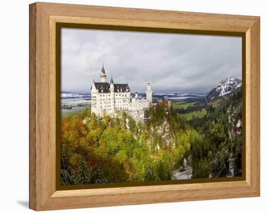 Neuschwanstein Castle, Bavaria, Germany, Europe-Gavin Hellier-Framed Premier Image Canvas