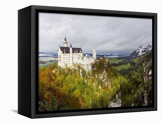 Neuschwanstein Castle, Bavaria, Germany, Europe-Gavin Hellier-Framed Premier Image Canvas