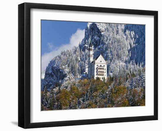 Neuschwanstein Castle, Bavaria, Germany, Europe-Gavin Hellier-Framed Photographic Print