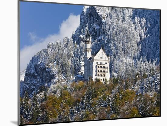 Neuschwanstein Castle, Bavaria, Germany, Europe-Gavin Hellier-Mounted Photographic Print