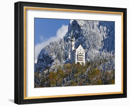 Neuschwanstein Castle, Bavaria, Germany, Europe-Gavin Hellier-Framed Photographic Print