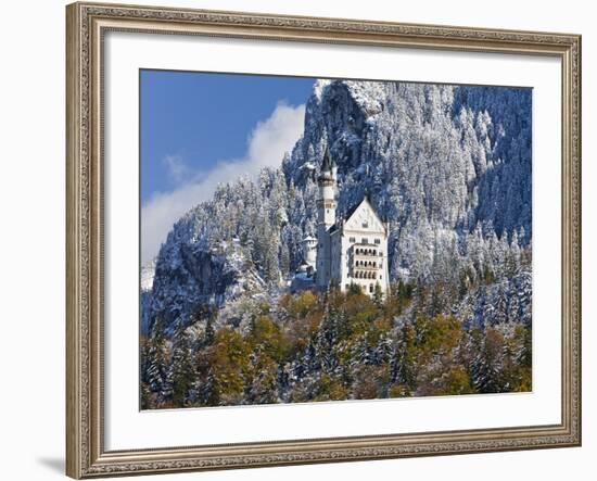 Neuschwanstein Castle, Bavaria, Germany, Europe-Gavin Hellier-Framed Photographic Print