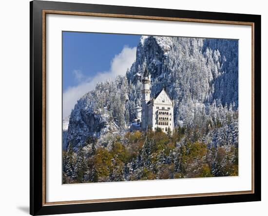 Neuschwanstein Castle, Bavaria, Germany, Europe-Gavin Hellier-Framed Photographic Print