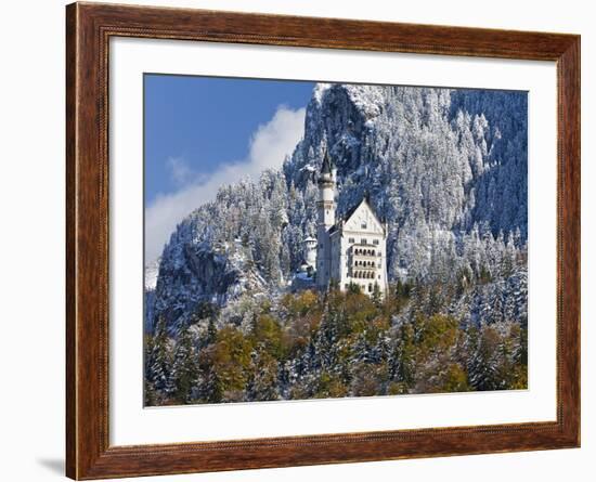 Neuschwanstein Castle, Bavaria, Germany, Europe-Gavin Hellier-Framed Photographic Print