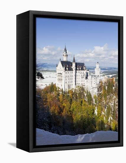 Neuschwanstein Castle, Bavaria, Germany, Europe-null-Framed Premier Image Canvas