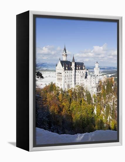 Neuschwanstein Castle, Bavaria, Germany, Europe-null-Framed Premier Image Canvas