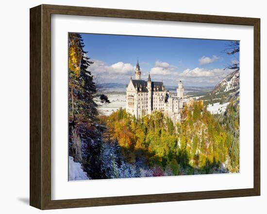 Neuschwanstein Castle, Bavaria, Germany, Europe-Gavin Hellier-Framed Photographic Print