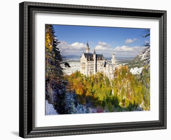 Neuschwanstein Castle, Bavaria, Germany, Europe-Gavin Hellier-Framed Photographic Print