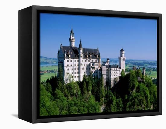 Neuschwanstein Castle, Bavaria, Germany-Steve Vidler-Framed Premier Image Canvas