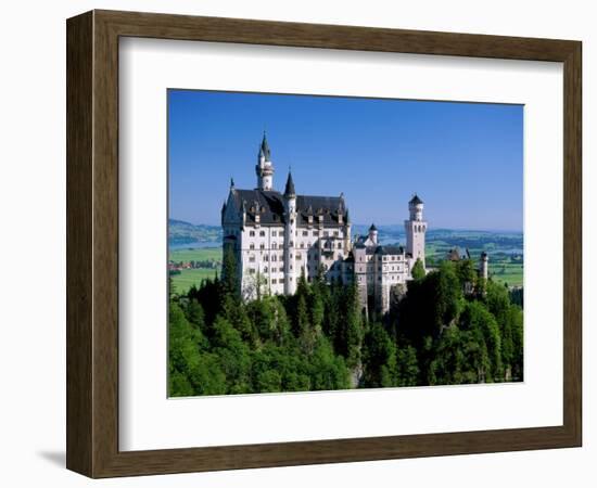 Neuschwanstein Castle, Bavaria, Germany-Steve Vidler-Framed Photographic Print