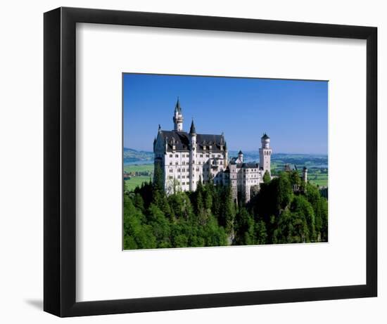 Neuschwanstein Castle, Bavaria, Germany-Steve Vidler-Framed Photographic Print