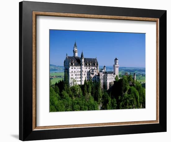 Neuschwanstein Castle, Bavaria, Germany-Steve Vidler-Framed Photographic Print