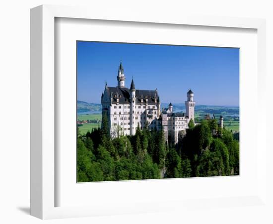 Neuschwanstein Castle, Bavaria, Germany-Steve Vidler-Framed Photographic Print