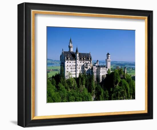 Neuschwanstein Castle, Bavaria, Germany-Steve Vidler-Framed Photographic Print