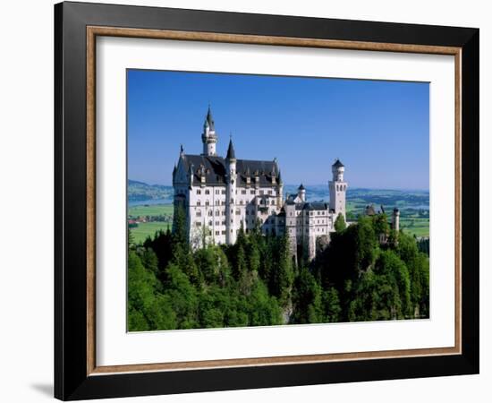 Neuschwanstein Castle, Bavaria, Germany-Steve Vidler-Framed Photographic Print