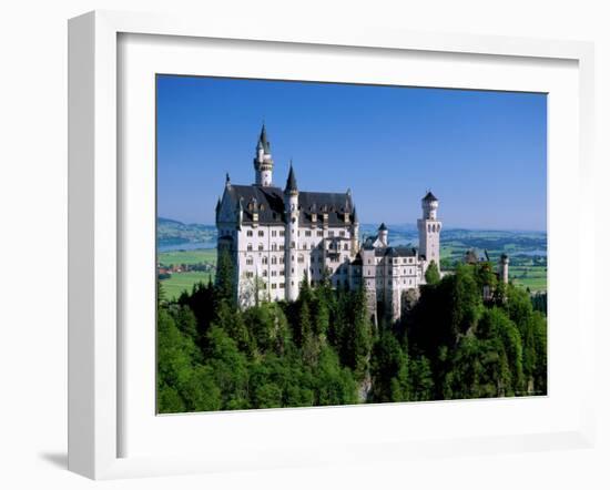 Neuschwanstein Castle, Bavaria, Germany-Steve Vidler-Framed Photographic Print