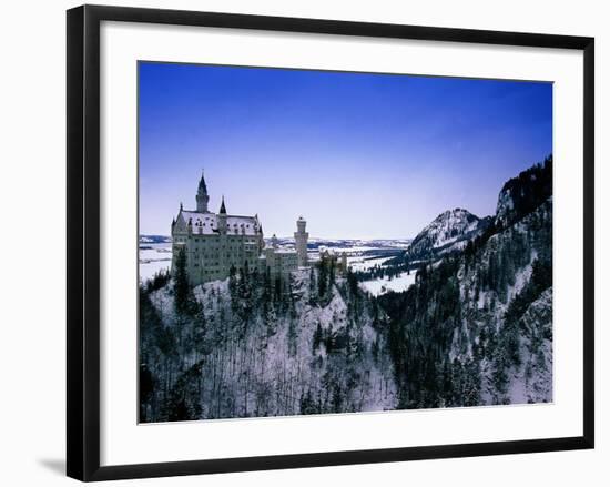 Neuschwanstein Castle, Bavaria, Germany-Walter Bibikow-Framed Photographic Print