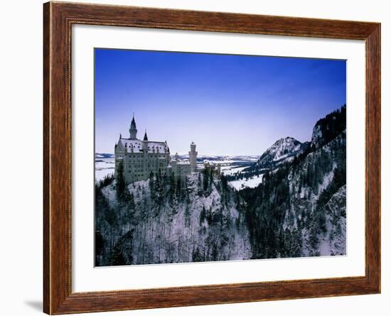 Neuschwanstein Castle, Bavaria, Germany-Walter Bibikow-Framed Photographic Print