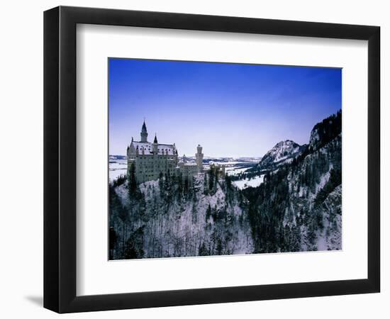 Neuschwanstein Castle, Bavaria, Germany-Walter Bibikow-Framed Photographic Print