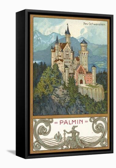 Neuschwanstein Castle, Bavaria-null-Framed Premier Image Canvas