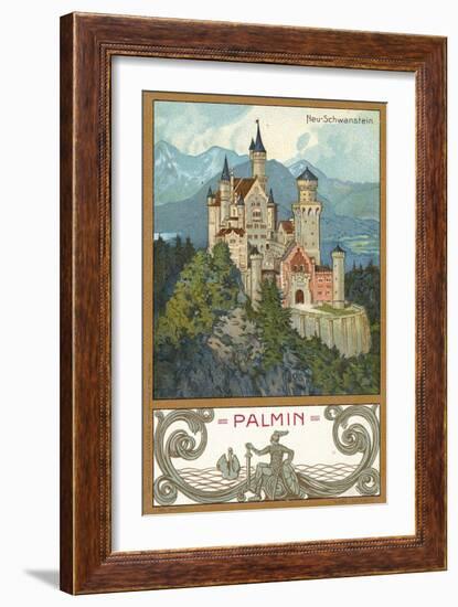 Neuschwanstein Castle, Bavaria-null-Framed Giclee Print