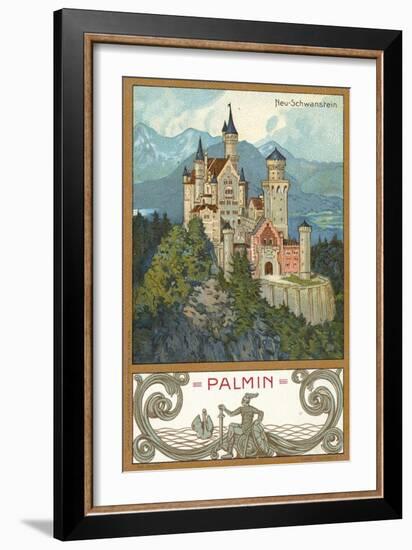 Neuschwanstein Castle, Bavaria-null-Framed Giclee Print