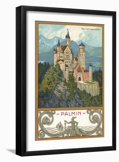 Neuschwanstein Castle, Bavaria-null-Framed Giclee Print