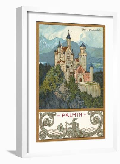 Neuschwanstein Castle, Bavaria-null-Framed Giclee Print