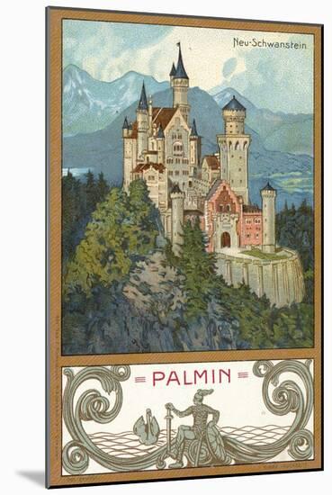 Neuschwanstein Castle, Bavaria-null-Mounted Giclee Print