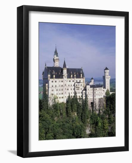 Neuschwanstein Castle, Built by King Ludwig, Fussen, Germany-Adam Jones-Framed Photographic Print