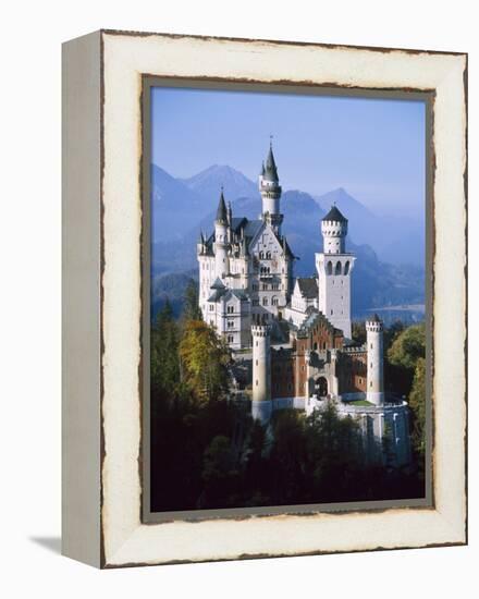 Neuschwanstein Castle, Fussen Bavaria, South Germany-Nigel Francis-Framed Premier Image Canvas