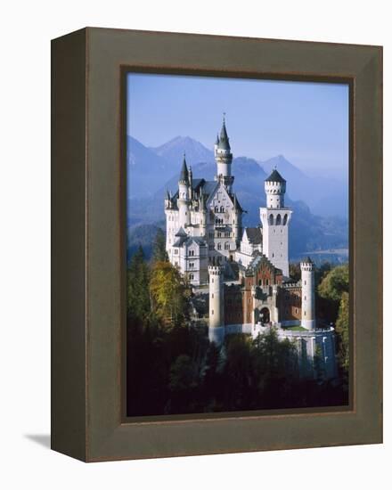 Neuschwanstein Castle, Fussen Bavaria, South Germany-Nigel Francis-Framed Premier Image Canvas