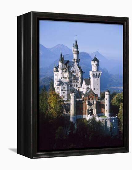 Neuschwanstein Castle, Fussen Bavaria, South Germany-Nigel Francis-Framed Premier Image Canvas