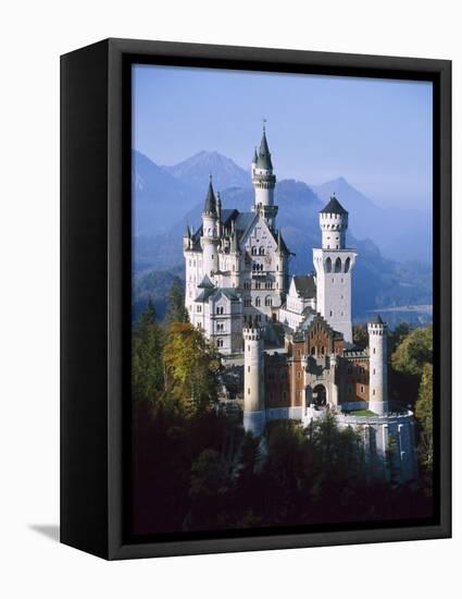 Neuschwanstein Castle, Fussen Bavaria, South Germany-Nigel Francis-Framed Premier Image Canvas