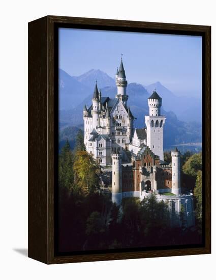 Neuschwanstein Castle, Fussen Bavaria, South Germany-Nigel Francis-Framed Premier Image Canvas
