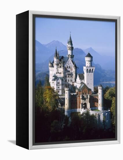 Neuschwanstein Castle, Fussen Bavaria, South Germany-Nigel Francis-Framed Premier Image Canvas