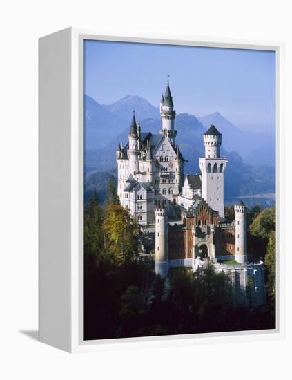 Neuschwanstein Castle, Fussen Bavaria, South Germany-Nigel Francis-Framed Premier Image Canvas