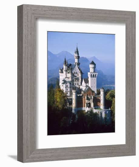 Neuschwanstein Castle, Fussen Bavaria, South Germany-Nigel Francis-Framed Premium Photographic Print