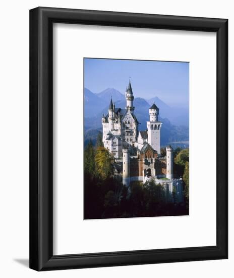 Neuschwanstein Castle, Fussen Bavaria, South Germany-Nigel Francis-Framed Photographic Print