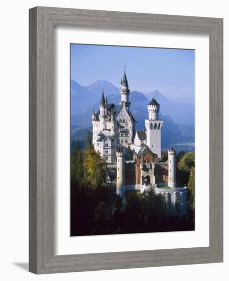 Neuschwanstein Castle, Fussen Bavaria, South Germany-Nigel Francis-Framed Photographic Print