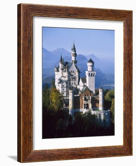 Neuschwanstein Castle, Fussen Bavaria, South Germany-Nigel Francis-Framed Photographic Print