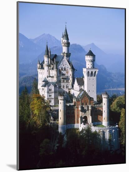 Neuschwanstein Castle, Fussen Bavaria, South Germany-Nigel Francis-Mounted Photographic Print
