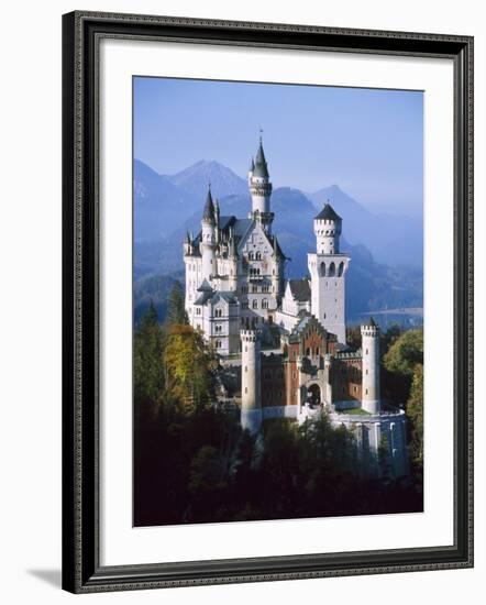 Neuschwanstein Castle, Fussen Bavaria, South Germany-Nigel Francis-Framed Photographic Print